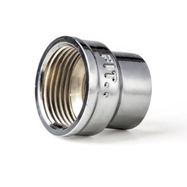 Mufa mosiężna, chromowana gwintowana redukcyjna GW x GW 3/4" x 1" SKALAR