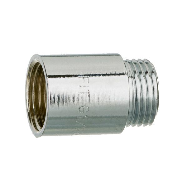Przedłużka mosiężna, chromowana GW x GZ 1/2" 15 mm SKALAR