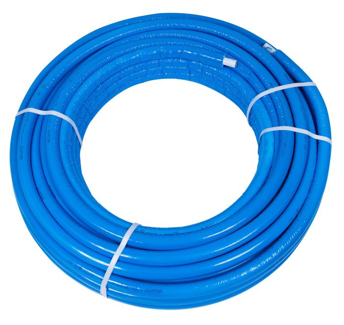 Rura PE-Xb/AL/PE-Xb wielowarstwowa SKALAR w izolacji niebieskiej 26 x 3 mm zwój 50 m