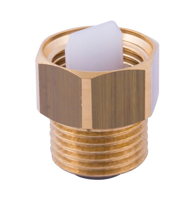 Zawór stopowy EMMETI SKALAR do odpowietrznika 3/8" x 3/8" | 00402060