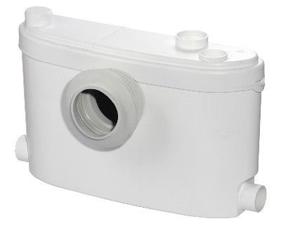 Rozdrabniacz przystawkowy SANISLIM do WC, umywalki, prysznica, bitetu 420 W SFA | SLIM2