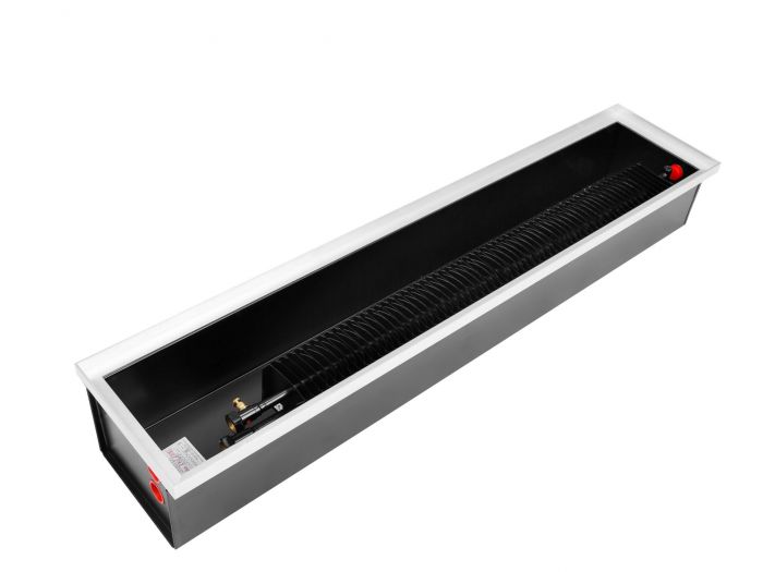 Grzejnik kanałowy SOLO CASO17/700 250 x 700 x 170 mm RAL 9005 czarny mat