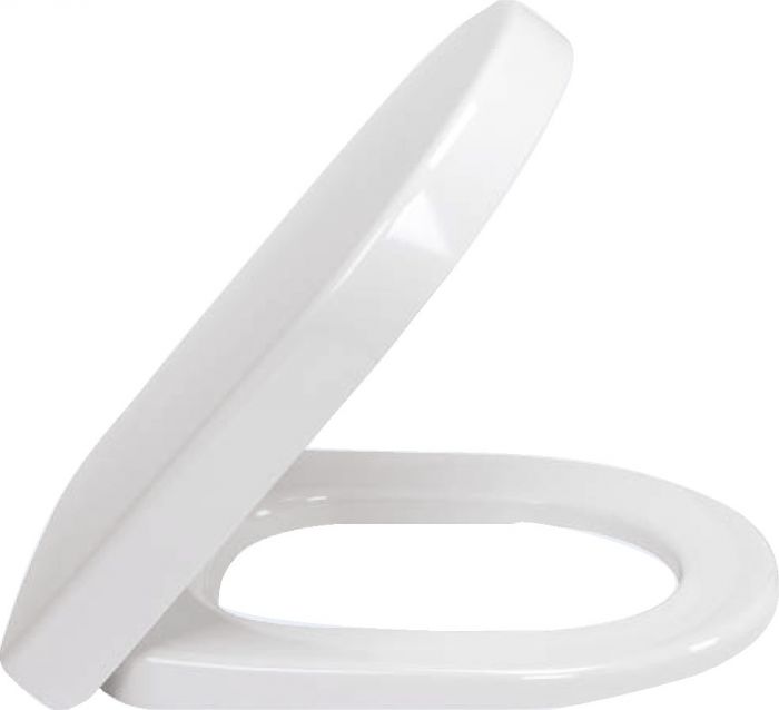 Deska sedesowa VILLEROY & BOCH O.novo Vita duroplast z zawiasami ze stali szlachetnej 37 x 44.3 cm weiss alpin | 9M7261T1
