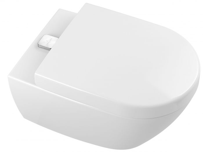 Miska ceramiczna z powłoką CeramicPlus VILLEROY & BOCH Subway 2.0 bez kołnierza wewnętrznego 37 x 56 cm weiss alpin | 5614A1T2