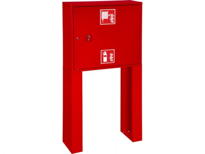 Stojak do hydrantu DN25 zawieszany/wnękowy kombi pionowy RAL 9016 biały