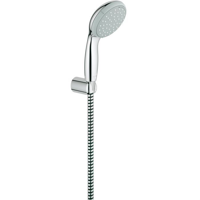 Zestaw prysznicowy 2 strumienie GROHE Tempesta 100 chrom zawiera: słuchawkę prysznicową z 2-strumieniami, uchwyt prysznicowy, wąż | 27799001