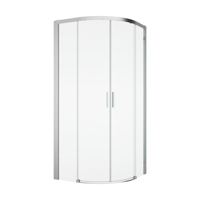 Kabina półokrągły SANSWISS TOP-LINE-S TLSR R550 900 x 2000 mm srebrna połysk szkło hartowane przezroczyste z powłoką AQUAPERLE | TLSR550805007