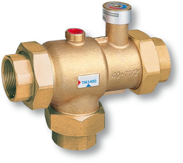Zawór mieszający termostatyczny kołnierzowy Braukmann TM34 do instalacji c.w.u. z brązu DN 80 45°-65°C