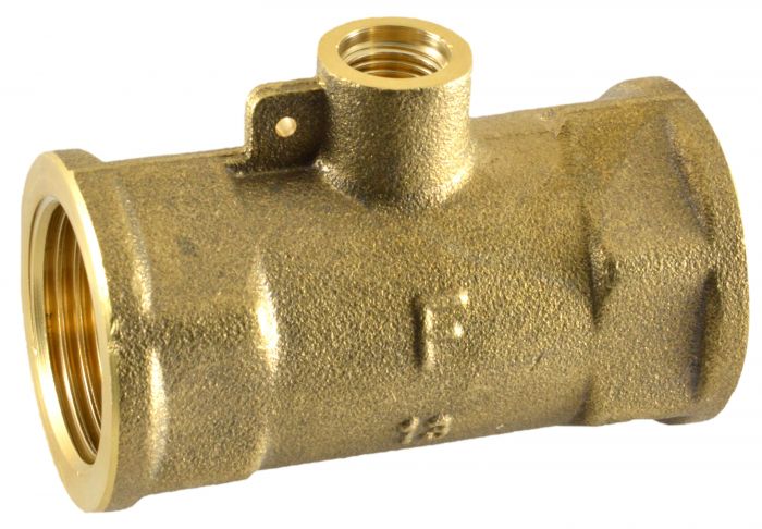 Trójnik T do ciepłomierza z miejscem na czujnik temperatury 3/4" DN 20 x G 3/4"