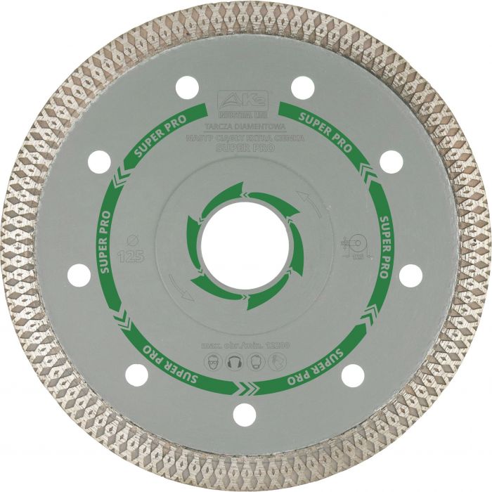 Tarcza diamentowa ciągła extra cienka SUPER PRO 230 mm