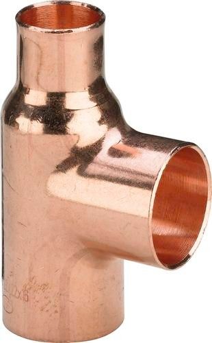 Trójnik redukcyjny z miedzi przyłącze lutowane 42 x 18 x 42 mm 95130