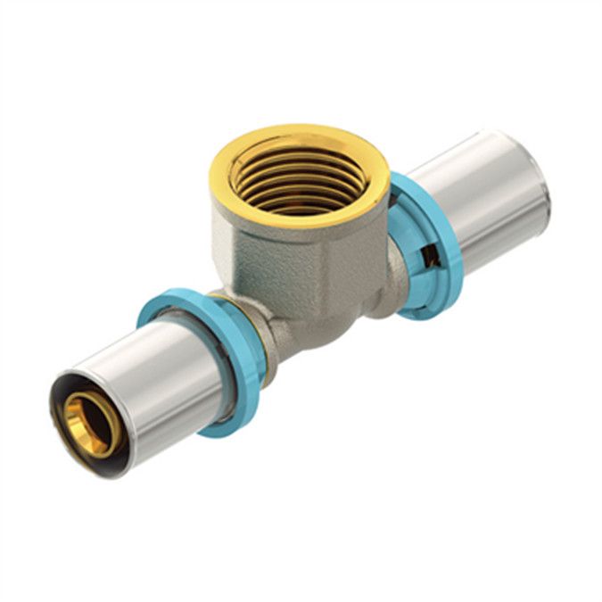 Trójnik LBP zaprasowany SKALAR 26 mm x 3/4" x 26 mm GW