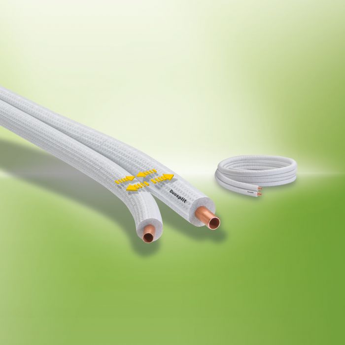 Rura miedziana podwójna Tubolit DuoSplit 1/4" x 1/2" zwój 25 m