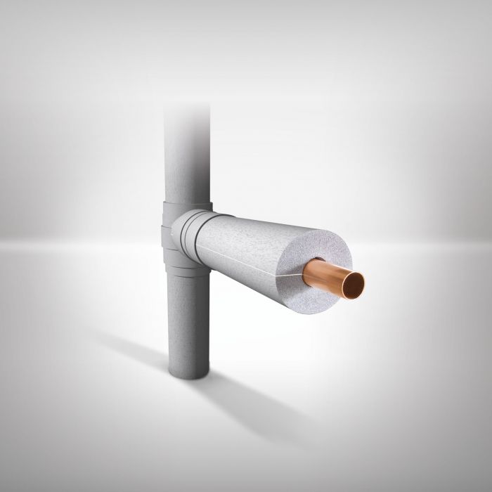 Otulina nierozcięta polietylenowa Tubolit DG PLUS 13 x 64 mm odcinek 2 m szara