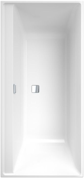 Wanna akrylowa prostokątny VILLEROY & BOCH WELLNESS Collaro Duo 1600 750 mm stone white do zabudowy | UBA160COR2DVRW