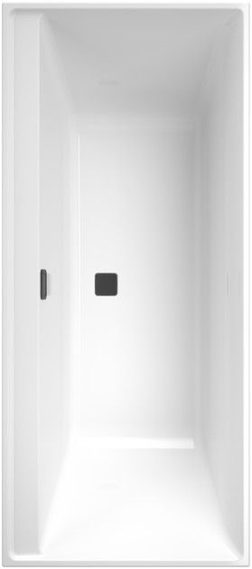Wanna akrylowa prostokątny VILLEROY & BOCH WELLNESS Collaro Duo 1700 750 mm biała z zestawem odpływowym | UBA170COR2NV01