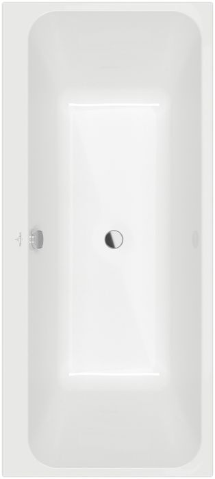 Wanna akrylowa prostokątna VILLEROY & BOCH WELLNESS Architectura 1800 x 800 x 415 mm weiss alpine  | UBA180ARE2V01