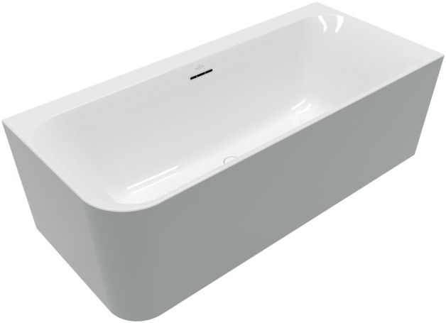 Wanna akrylowa VILLEROY & BOCH WELLNESS Loop & Friends OVAL Duo 1800 800 x 470 mm weiss alpin bez rantu w komplecie: 2 x rama każda z 2 nóżkami  | UBA180LOF9CRBCV01