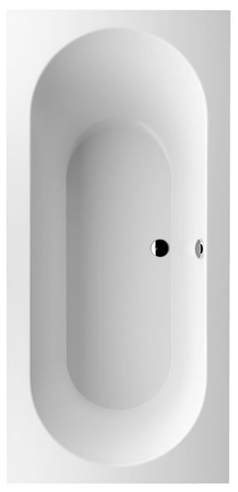 Wanna Quaryl prostokątny VILLEROY & BOCH WELLNESS Oberon Solo 1900 900 x 480 mm weiss alpin o owalnej formie wewnętrznej | UBQ199OBE2V01