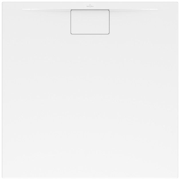 Brodzik akrylowy kwadratowy 90 x 90 x 4.8 cm VILLEROY & BOCH WELLNESS Architectura w komplecie 1 x pokrywa odpływu w kolorze białym alpejskim (01) | UDA9090ARA148GV01