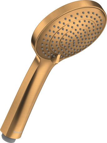 Słuchawka prysznicowa 3jet DURAVIT MinusFlow okrągły d110 mm brąz szczotkowany | UV0652016004