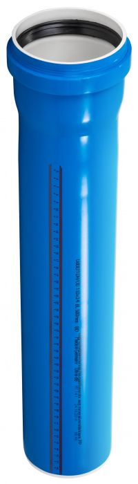 Rura Ultra UdBEM z kielichem niskoszumowa 110 mm 0.315 m niebieska