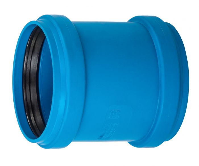 Mufa Ultra UdBU przesuwna niskoszumowa 125 mm niebieska