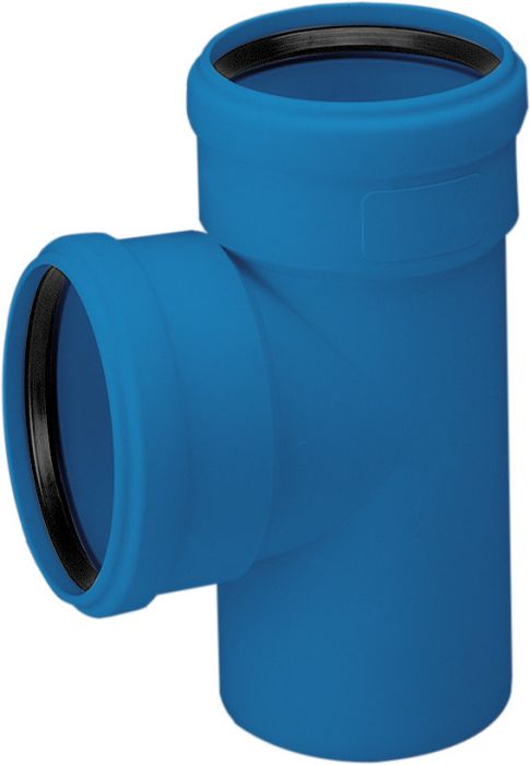 Trójnik Ultra UdBEA 87° niskoszumowy 75/50 mm niebieski