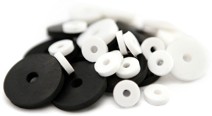 Uszczelka pod grzybek silikon 1/2" 10 sztuk