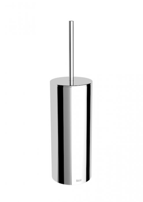 Uchwyt na szczotkę WC stojący ROCA VICTORIA ze szczotką WC metalowy 34,6 x 9 x 9 cm chrom błyszczący | A816668001