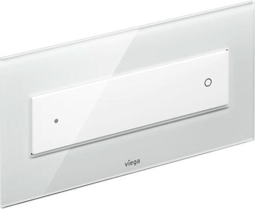 Płytka VIEGA Visign for Style 12 8332.1 do WC szkło przejrzyste jasnoszara/biały alpejski 271 x 140 x 7 mm | 690595