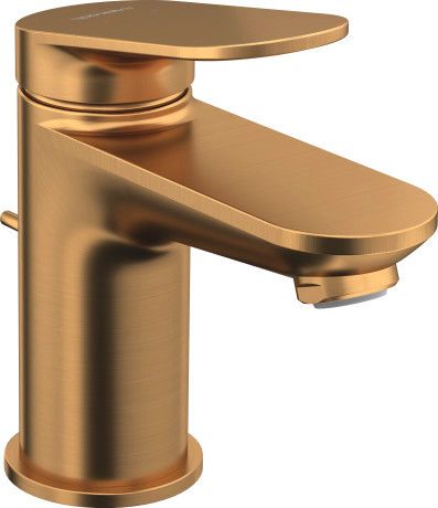 Bateria umywalkowa stojąca DURAVIT Wave 1-uchwytowa 1-otworowa DN 15 brązowa szczotkowana | WA1010001004