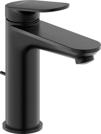 Bateria umywalkowa stojąca DURAVIT Wave 1-uchwytowa 1-otworowa DN 15 czarna mat | WA1020001046