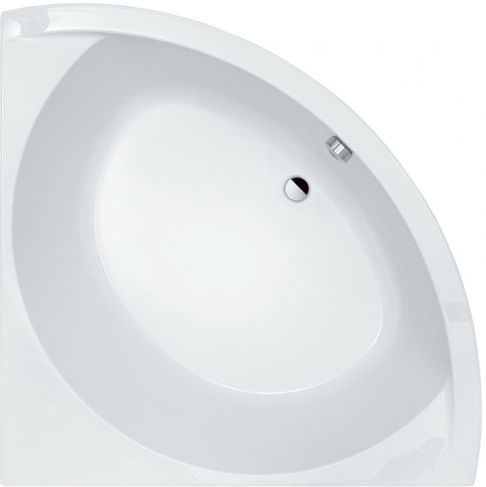 Wanna akrylowa symetryczny SANPLAST Prestige WS-kpl/PR 150x150+SP 1500 1500 x 630 mm biała EW | 610070036001000