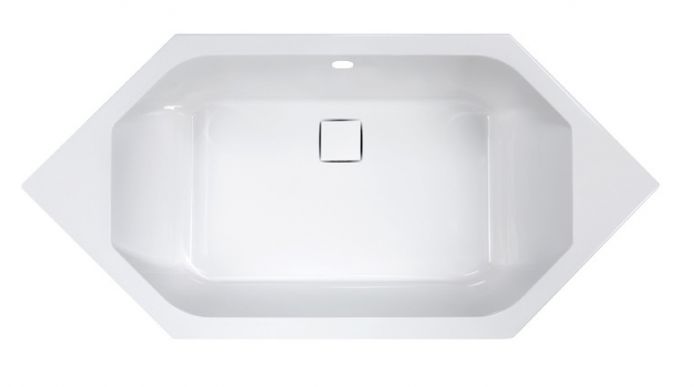 Wanna akrylowa sześciokątny SANPLAST Space Line W6k/SPACE 90x190 1900 900 mm biała EW | 610100155101000