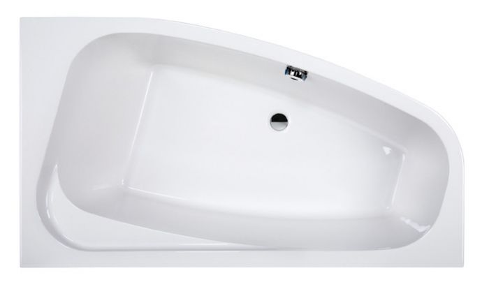 Free Line WAP/FREE 90x140+STW wanna akrylowa asymetryczny strona prawa narożna 1400 x 900 mm biała EW z systemem powietrznym AIC4 ze stelażem STW