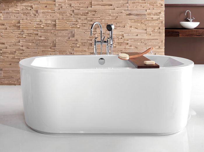 Wanna akrylowa owalny SANPLAST Space Line WOW-kpl/SPACE 90x180+SP 1800 900 x 635 mm graphit matowy z zestawem odpływowym | 610100095026000