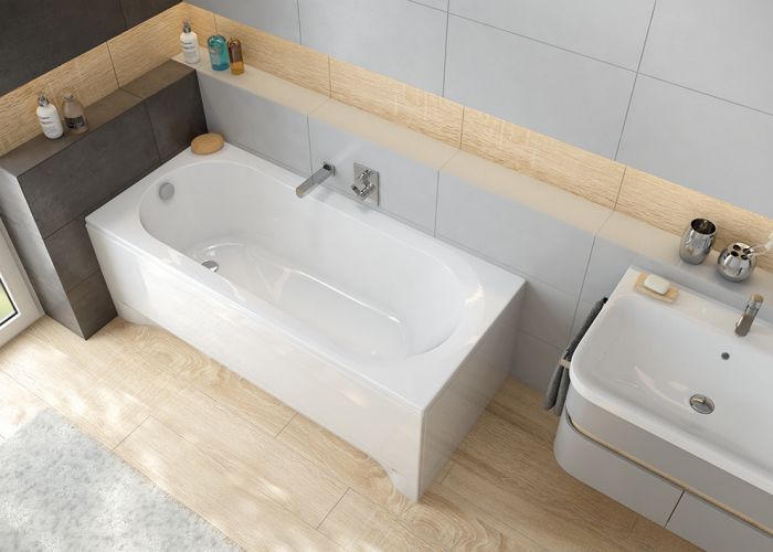 IDEA WP/IDEA 70x160+STW wanna akrylowa prostokątny 1600 x 700 mm biały EW