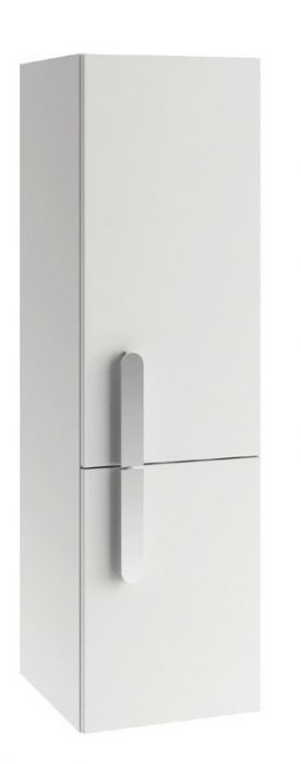 Słupek boczny impregnowana płyta MFPB i MDF 350 x 370 x 1200 mm biały połysk 2 drzwiczki RAVAK Chrome 350 | X000000543