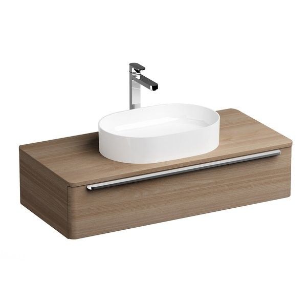 Szafka podumywalkowa wisząca MDF 1100 x 530 x 260 mm orzech z 1 szufladą RAVAK SUD 261.01 | X000001084
