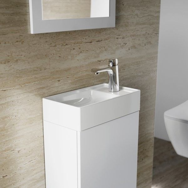 Szafka podumywalkowa 400 x 220 x 500 mm biała RAVAK VEDA Slim | X000001386