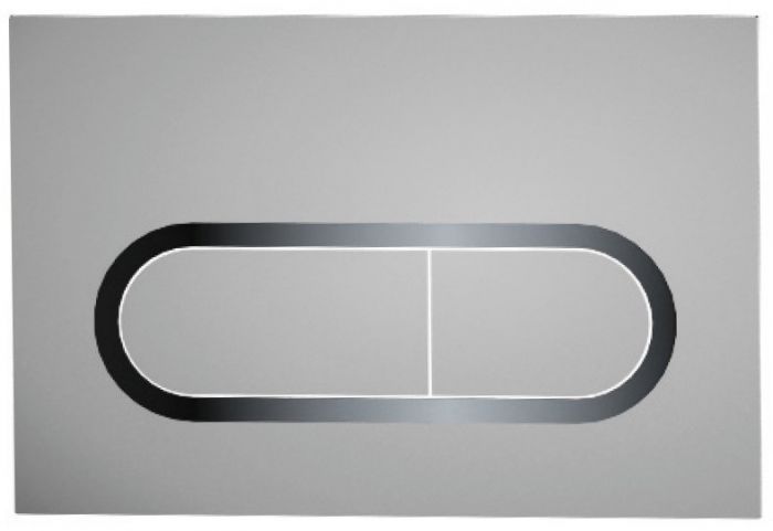 Przycisk WC RAVAK Chrome satyna 247 x 165 mm | X01454