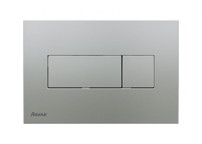 Przycisk WC RAVAK Uni satyna 247 x 165 mm | X01456