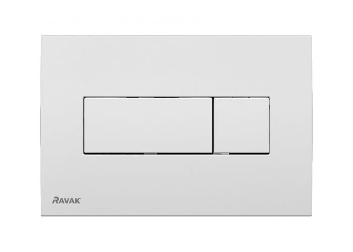 Przycisk WC RAVAK Uni biały 247 x 165 mm | X01457