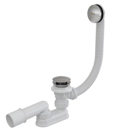 Syfon wannowy RAVAK chrom z przelewem klik-klak  | X01472