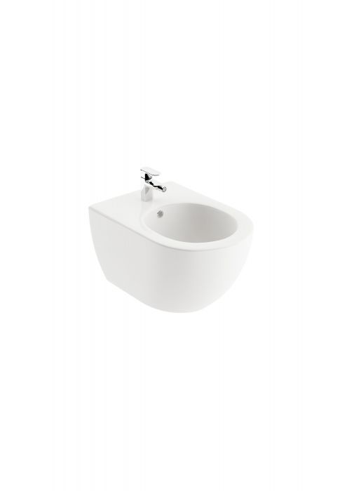 Bidet ceramiczny RAVAK Uni Chrome wiszący 36 x 29 x 51 cm biały | X01517