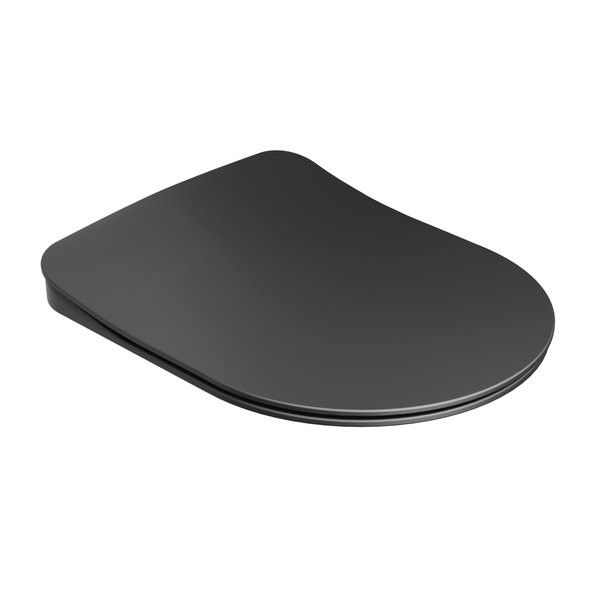 Deska WC RAVAK Uni Chrome Flat czarna mat | X01795
