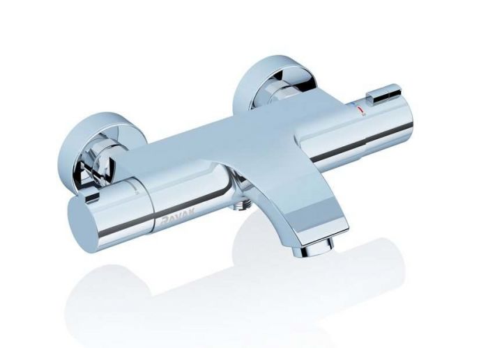 Bateria wannowa termostatyczna RAVAK Termo 2-uchwytowa 2-otworowa chrom | X070046