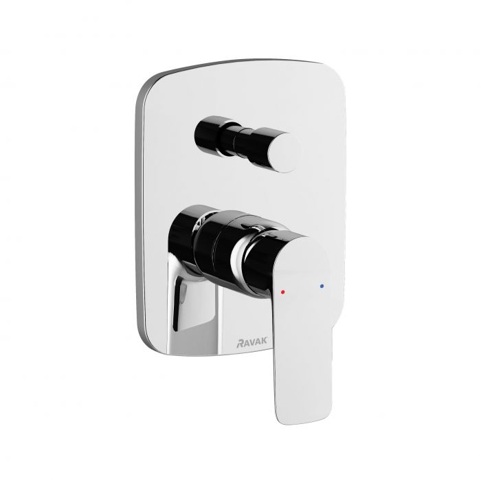Bateria prysznicowa RAVAK Classic CL 061.00 1-uchwytowa do baterii podtynkowej wannowo/prysznicowej z przełącznikiem chrom | X070086