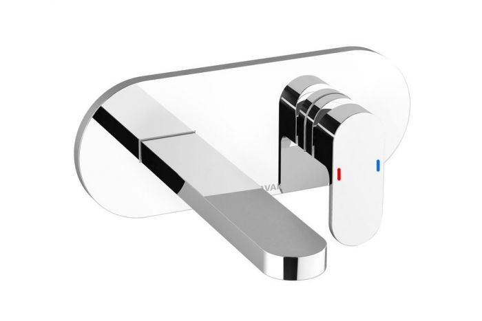 Bateria umywalkowa podtynkowa ścienna RAVAK Chrome 1-uchwytowa 2-otworowa chrom  | X070093